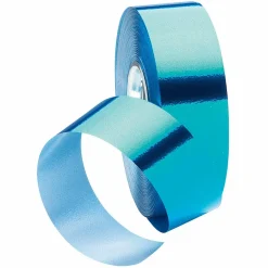 Hot DecoWoerner Ringelband Metallic, 31 Mm, 50 M, Hell blau