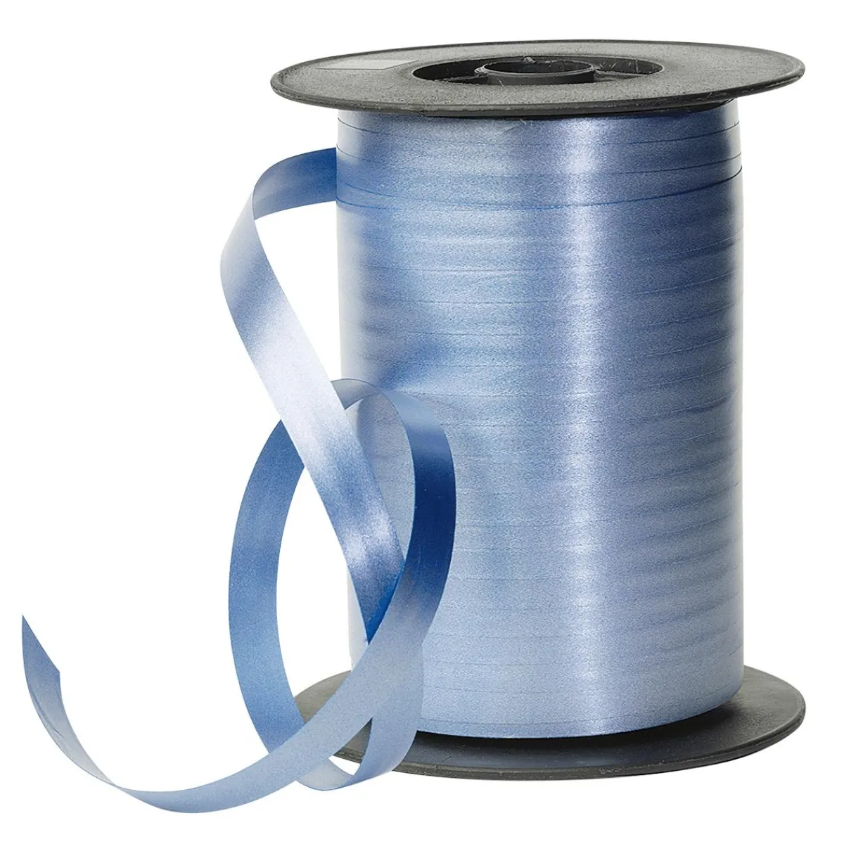 Clearance DecoWoerner Ringelband Pastell, 10 Mm, 150 M, Stein blau