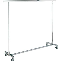Clearance DecoWoerner Rollständer Klappbar, Fixe Höhe 150 Cm silber