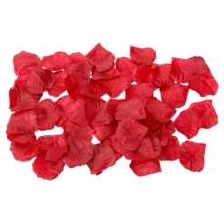 Outlet DecoWoerner Rosenblätter, 100 Stück rot