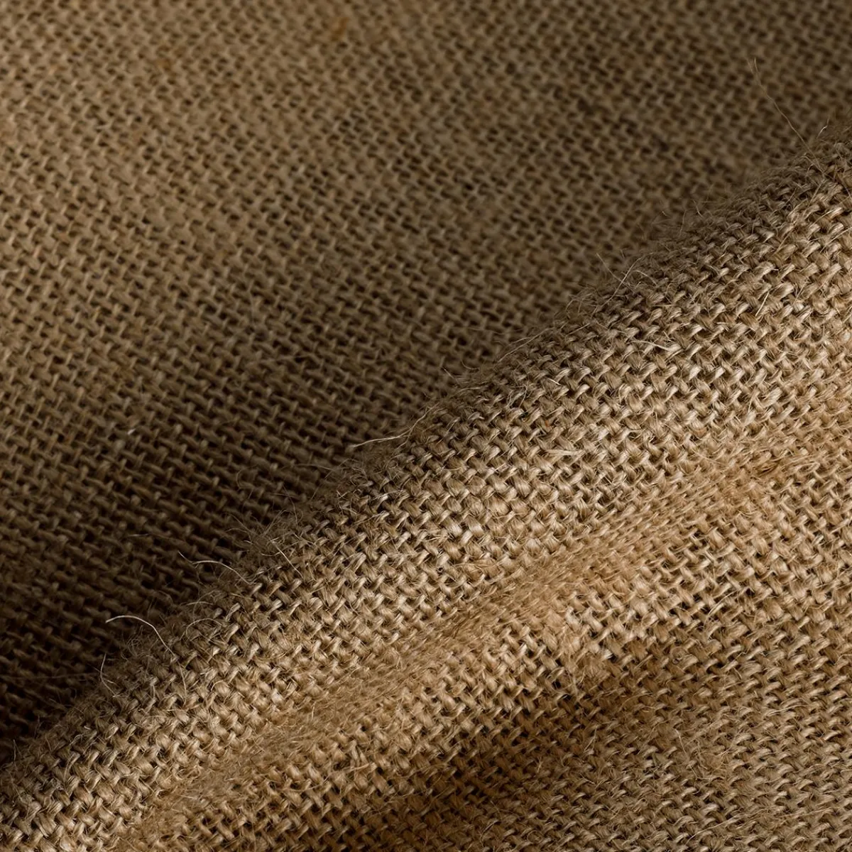 New DecoWoerner Rupfen Jute, 160 Cm Breit, Natur braun