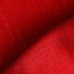 New DecoWoerner Rupfen Jute, 160 Cm Breit, rot