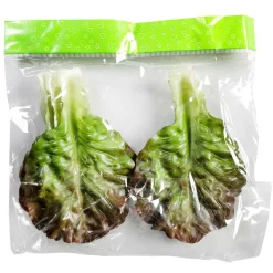 Online DecoWoerner Salatblätter Lebensmittel-Attrappe, Pack à 5 Stück braun