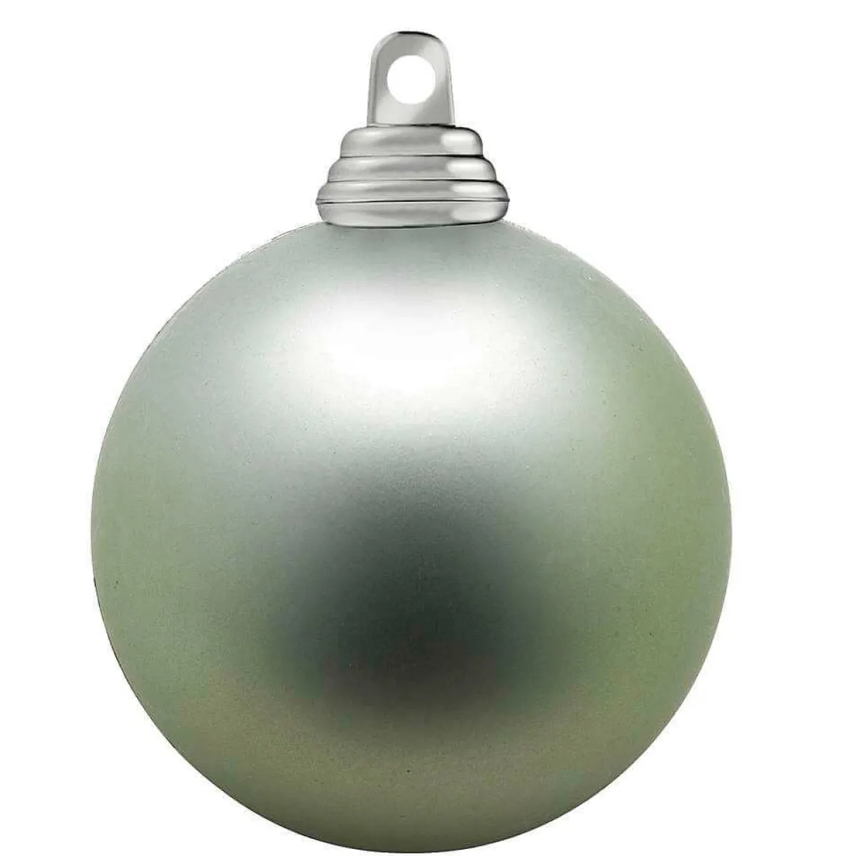 New DecoWoerner Salbeie, Matte Weihnachtskugeln Aus Schwer Entflammbarem Kunststoff, 6 Cm Ø – 24 Stück grün