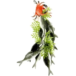Online DecoWoerner Sardinenzopf Lebensmittel-Attrappe 35 Cm Grau