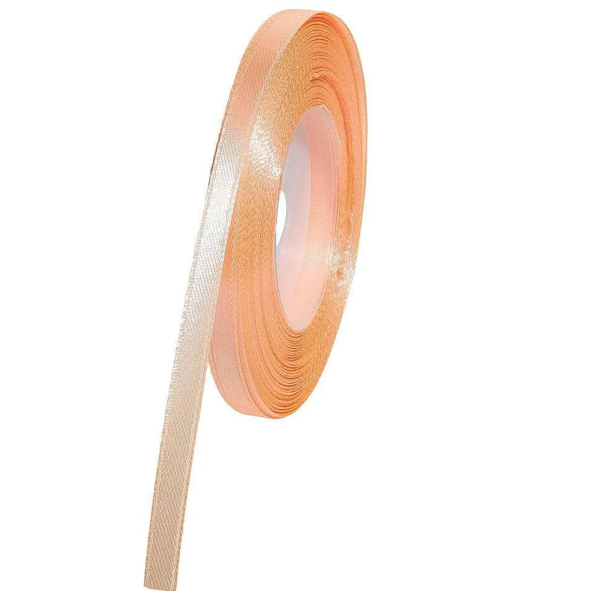 New DecoWoerner Satinband, 6 Mm, 32 M, Apricot orange