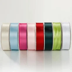 Best DecoWoerner Satinband, 25 Mm X 25m Hell grün