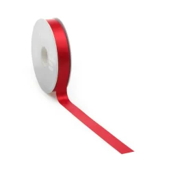 DecoWoerner Satinband, 25 Mm X 25m rot