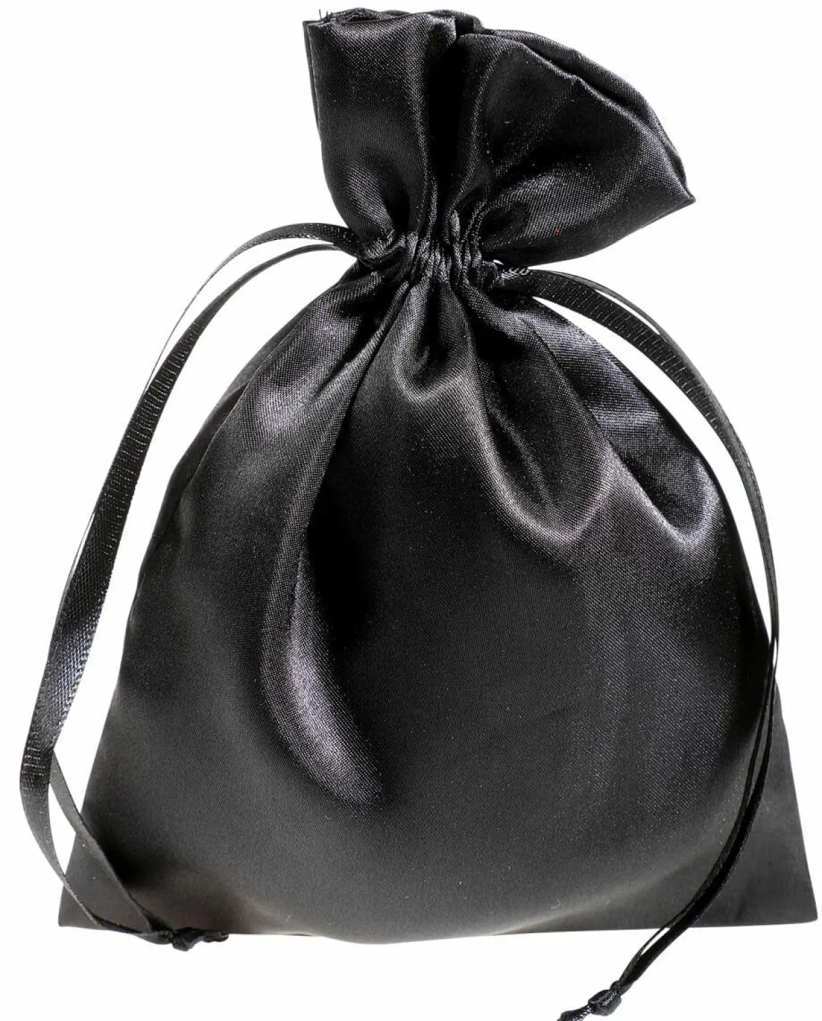 Best DecoWoerner Satinsäckchen 18 Cm, 30 Stück, schwarz
