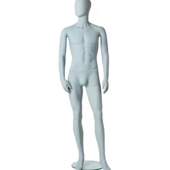 Best DecoWoerner Schaufensterpuppe Mann Solid Grey, 39 Cm Breit Grau