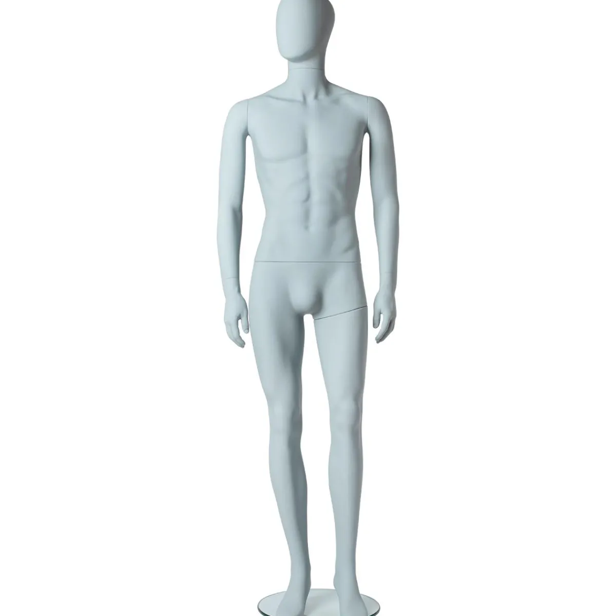 Best DecoWoerner Schaufensterpuppe Mann Solid Grey 29 Cm Breit Grau