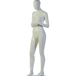 Clearance DecoWoerner Schaufensterpuppe Weiblich "Apart" Dame , Arme Vorne B-Ware weiß