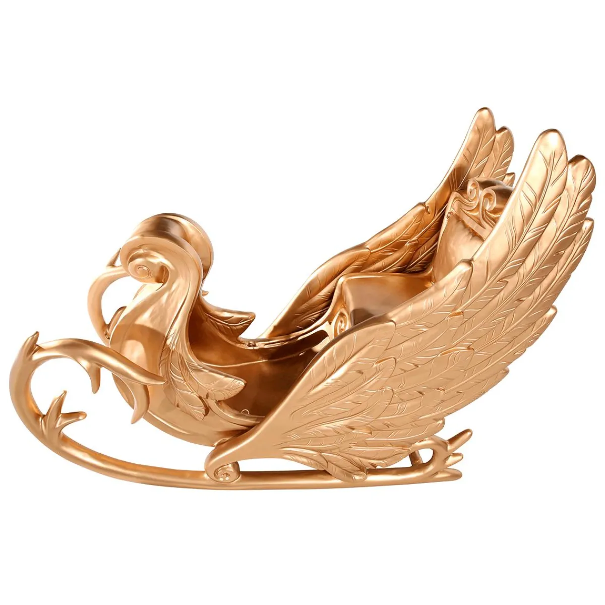 Outlet DecoWoerner Schlitten “Phantasia“ 180 Cm Lang, gold