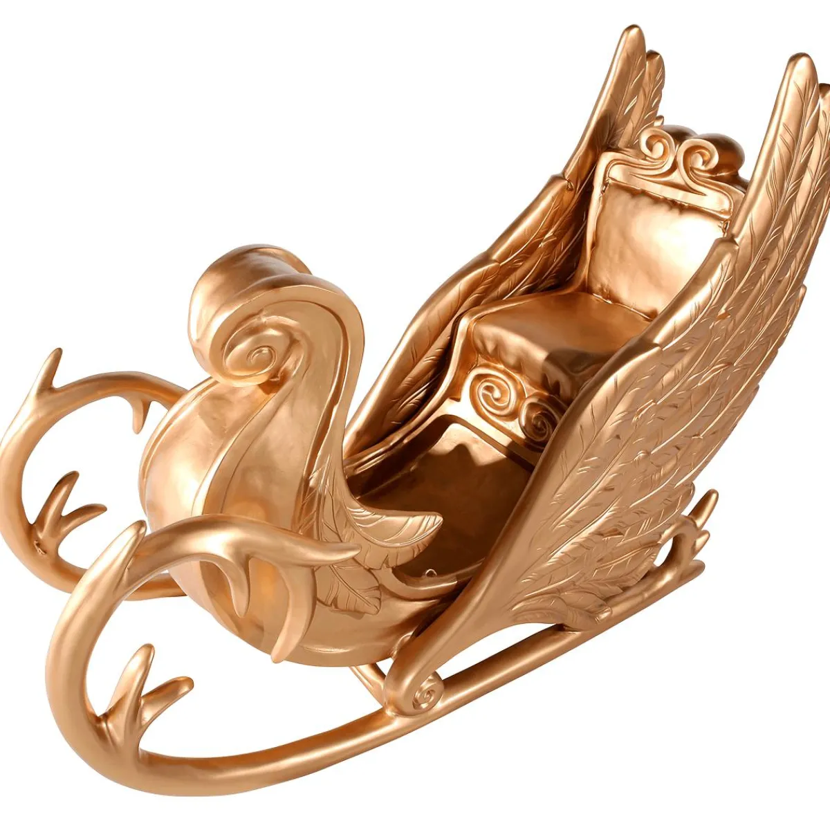Outlet DecoWoerner Schlitten “Phantasia“ 180 Cm Lang, gold