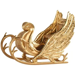 Outlet DecoWoerner Schlitten “Phantasia“ 180 Cm Lang, gold