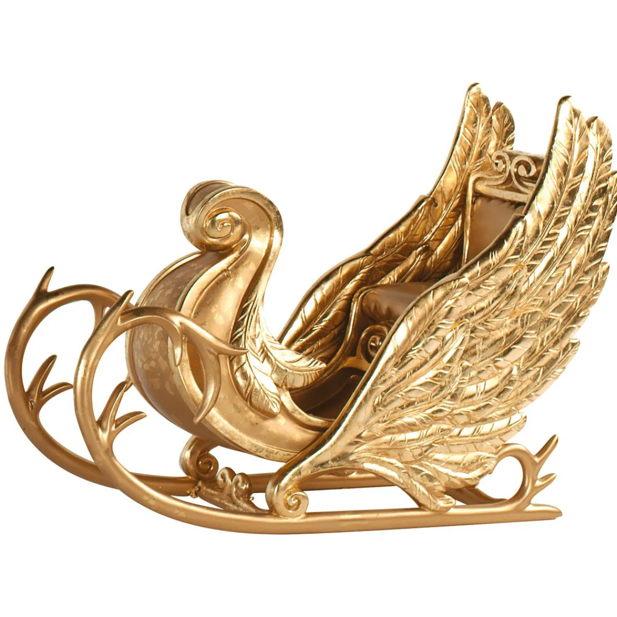 Outlet DecoWoerner Schlitten “Phantasia“ 180 Cm Lang, gold