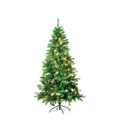 Sale DecoWoerner Schmaler, Künstlicher Weihnachtsbaum Mit LED 210 Cm grün