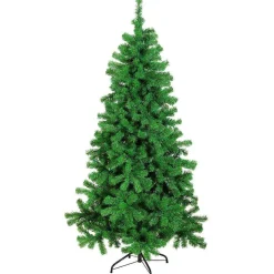 DecoWoerner Schmaler, Künstlicher Weihnachtsbaum 210 Cm grün