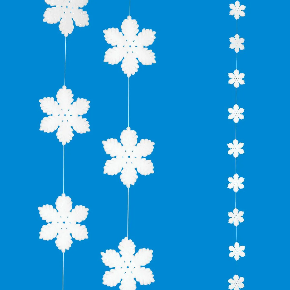 Online DecoWoerner Schneeflocken-Girlande, 180 Cm Lang weiß