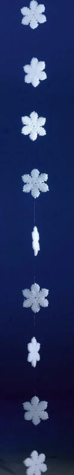 Online DecoWoerner Schneeflocken-Girlande, 180 Cm Lang weiß
