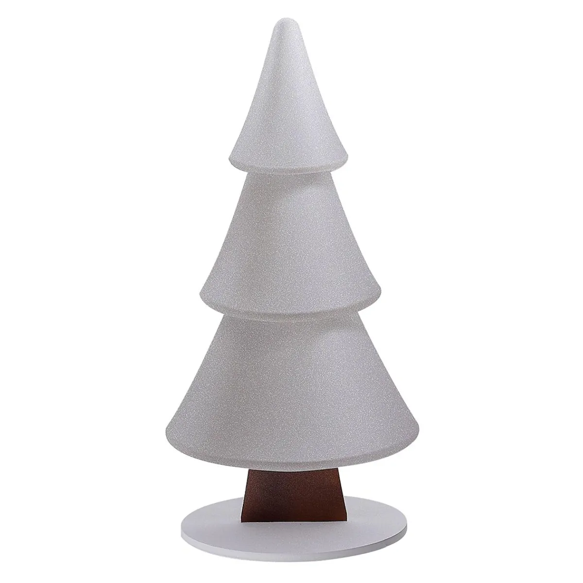 Hot DecoWoerner Schneetanne-Aufsteller Mit Glitzer 34 X 69 Cm weiß
