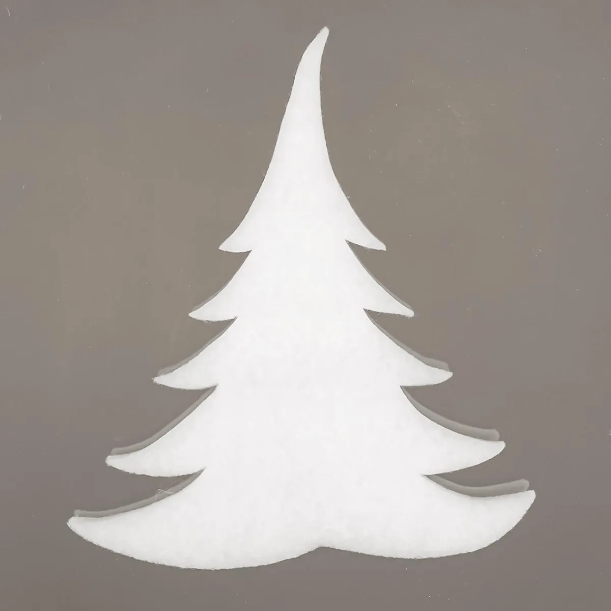 Clearance DecoWoerner Schneetannen Aus Formwatte, , 18 Cm, Schwer Entflammbar weiß