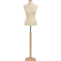 Discount DecoWoerner Schneiderpuppe Weiblich, Büste 63 Cm, Ecru/eiche Hell Beige