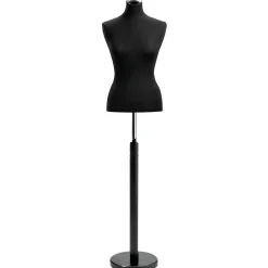 DecoWoerner Schneiderpuppe Weiblich, Büste 63 Cm, / schwarz