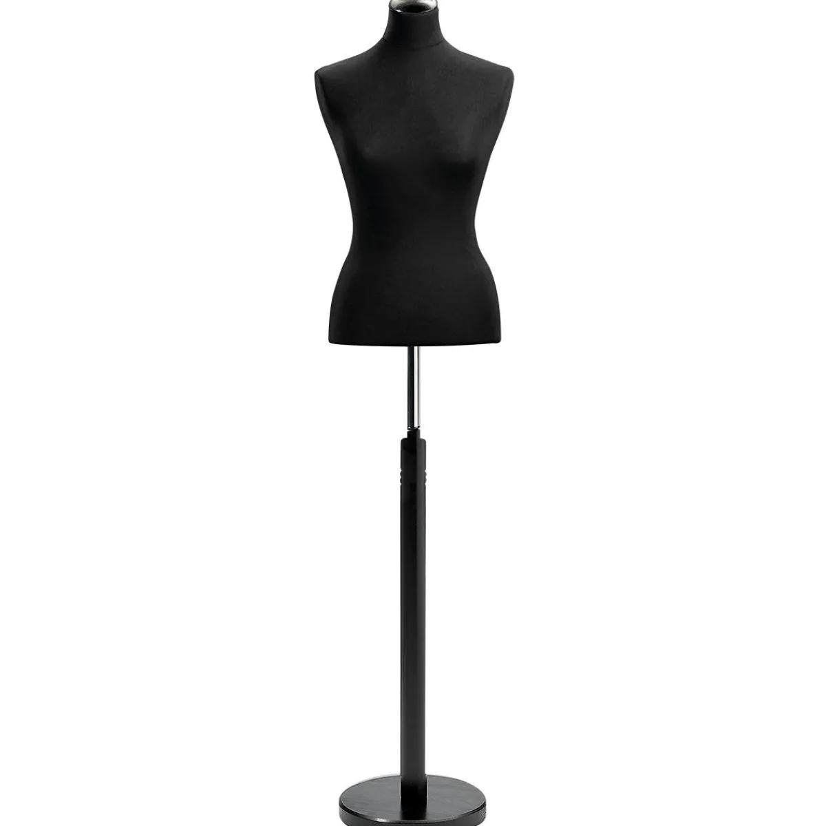 DecoWoerner Schneiderpuppe Weiblich, Büste 63 Cm, / schwarz