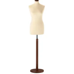 Best DecoWoerner Schneiderpuppe Weiblich, Büste 72 Cm, Ecru/walnuss braun