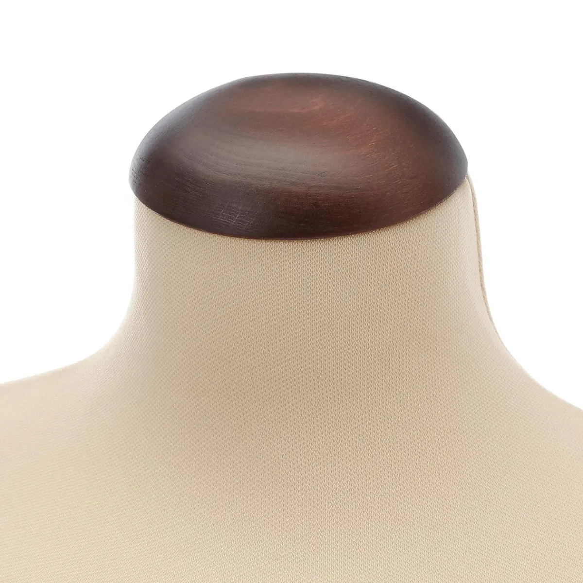 Best DecoWoerner Schneiderpuppe Weiblich Wallnuss-Dreibeinständer 148 - 178 Cm Hoch braun