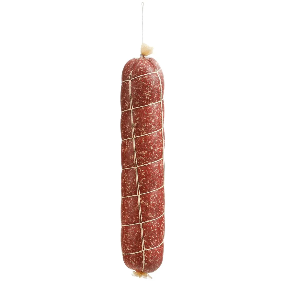 New DecoWoerner Schnürdarm-Salami Lebensmittel-Attrappe 43 Cm rot