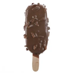 Discount DecoWoerner Schoko-Eis Am Stil Mit Mandeln -Lebensmittel-Attrappe 21 Cm braun