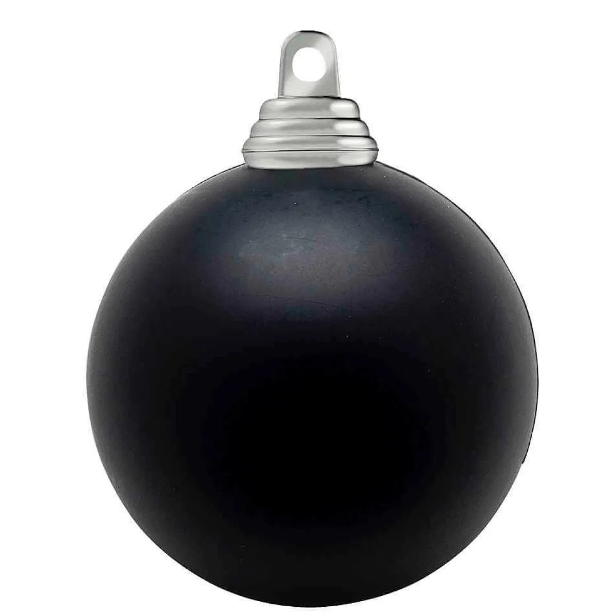 Hot DecoWoerner e, Matte Weihnachtskugeln Aus Schwer Entflammbarem Kunststoff, 6 Cm Ø – 24 Stück schwarz