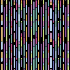 Sale DecoWoerner es Geschenkpapier Bunt Gestreift, 50 Cm, 50 M schwarz