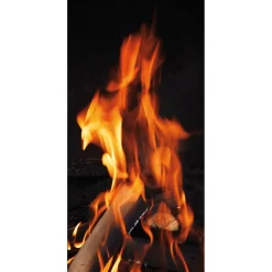 Discount DecoWoerner Schwer Entflammbarer Stoffbanner "Feuer" Aus Fahnenstoff 100 X 200 Cm rot