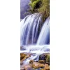 Outlet DecoWoerner Schwer Entflammbarer Stoffbanner "Wasserfall" 75 X 180 Cm
