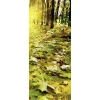 Sale DecoWoerner Schwer Entflammbarer Stoffbanner "Herbstlaub Waldboden" 75 X 180 Cm