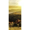 Online DecoWoerner Schwer Entflammbarer Stoffbanner "Morgen Im Bergland" 75 X 180 Cm