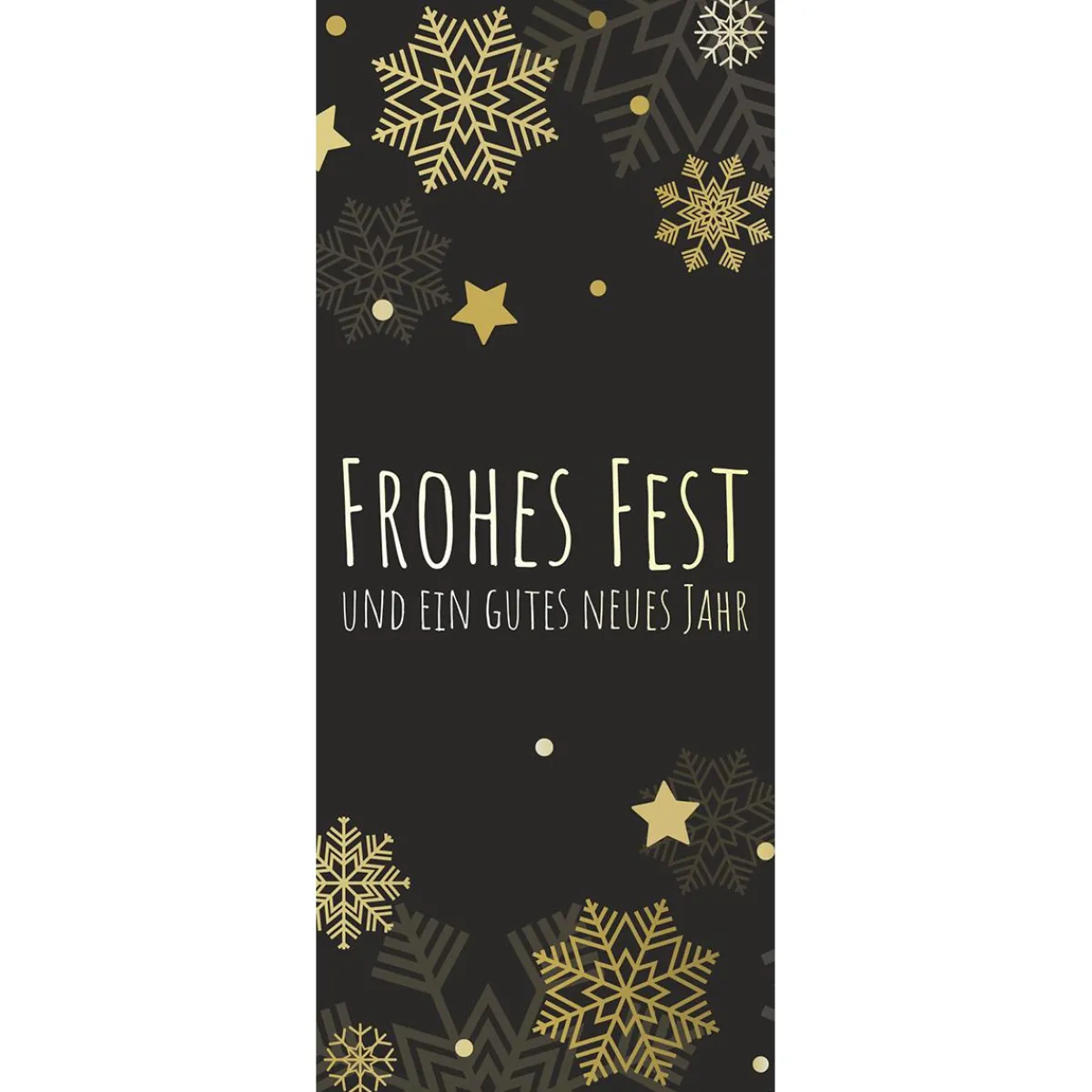 Sale DecoWoerner Schwer Entflammbarer Stoffbanner "Frohes Fest" 75 X 180 Cm