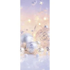 DecoWoerner Schwer Entflammbarer Stoffbanner "Lichterzauber" 75 X 180 Cm
