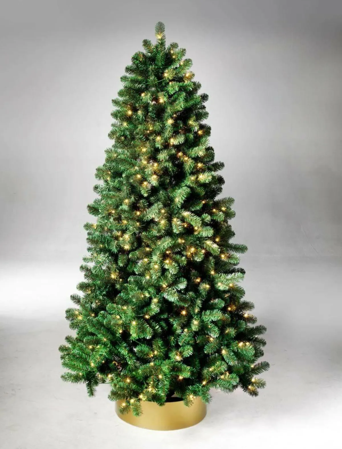 Sale DecoWoerner Schwer Entflammbarer Weihnachtsbaum Mit LED 210 Cm grün
