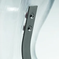 DecoWoerner Metallständer Für Torso, Rückenaufnahme silber