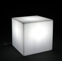 Hot DecoWoerner Slide Leuchtwürfel Cube 43 Cm weiß