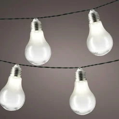Online DecoWoerner Solar Glühbirnen LED Lichterkette 450 Cm transparent