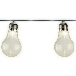 Online DecoWoerner Solar Glühbirnen LED Lichterkette 450 Cm transparent