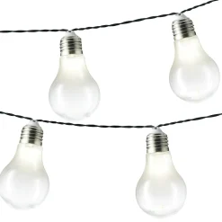 Online DecoWoerner Solar Glühbirnen LED Lichterkette 450 Cm transparent