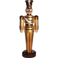 Online DecoWoerner Soldat Figur 185 Cm, Gold-, Vollplastisch braun