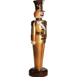 Online DecoWoerner Soldat Figur 185 Cm, Gold-, Vollplastisch braun