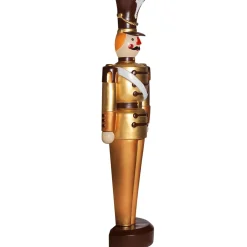Sale DecoWoerner Soldat Figur 185 Cm, -braun, Halbplastisch gold